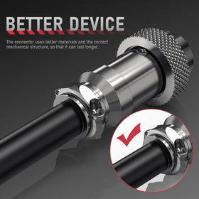 YESWELDER TIG foot pedal cord length 16in offers flexible reach.