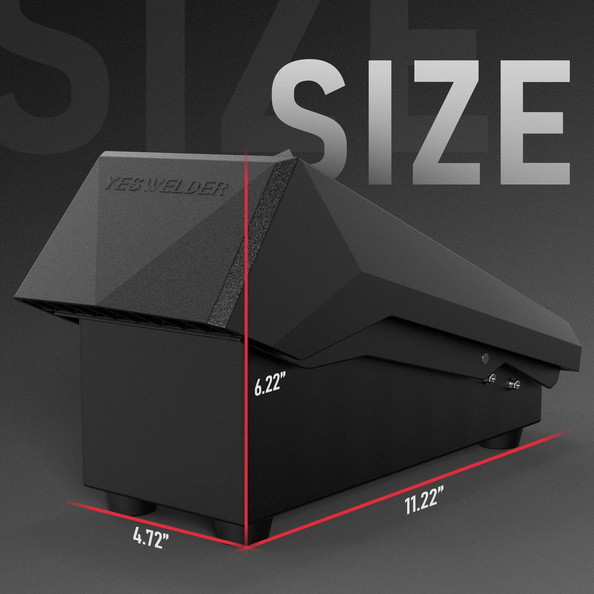 YESWELDER TIG foot pedal packaging keeps contents protected during transit.