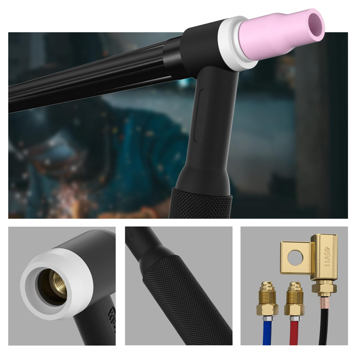 YESWELDER water-cooled TIG torch for stable heat control