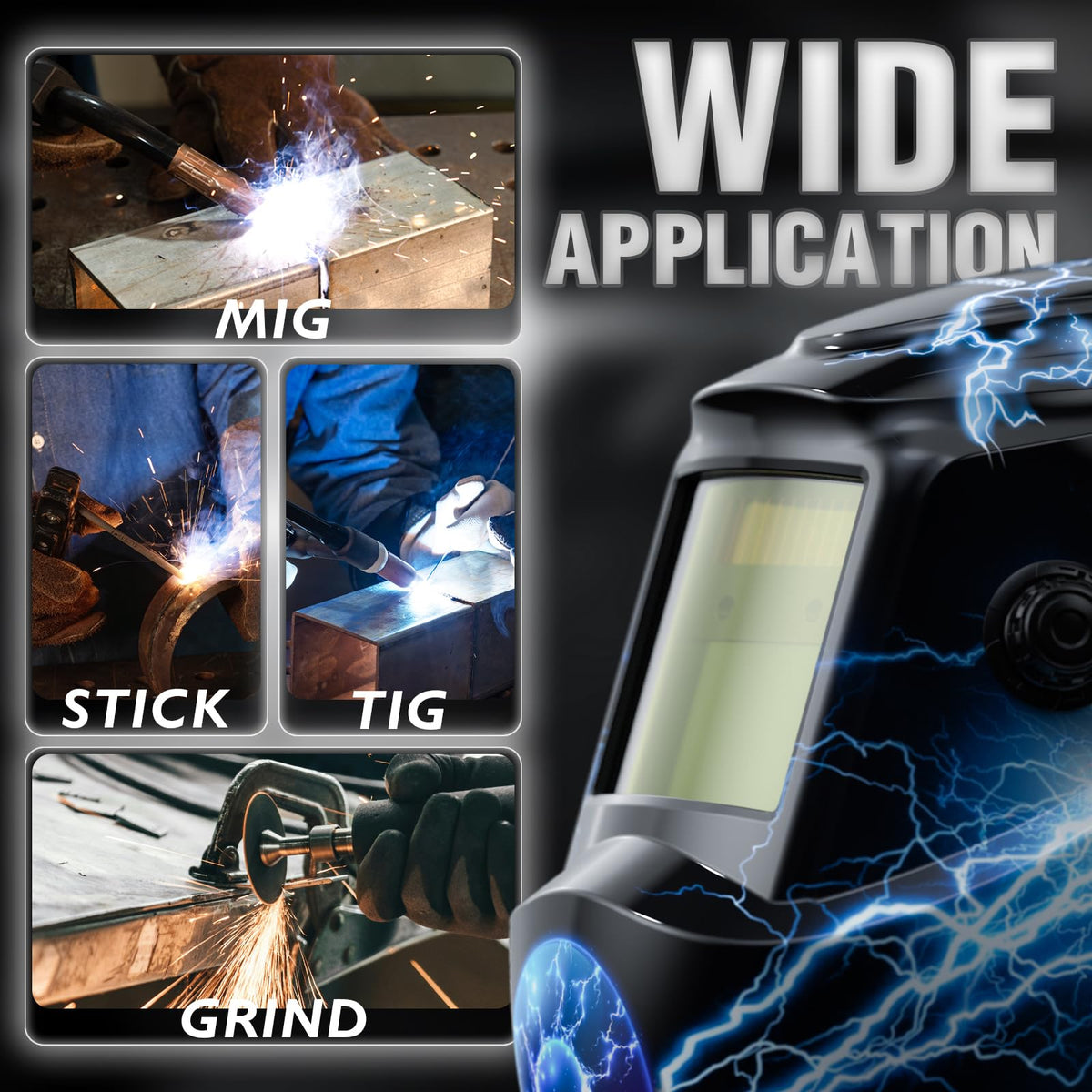 YESWELDER true-color view demonstrates clear visibility during precise welds.