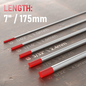 YesWelder tungsten electrode in aluminum tube packaging for protection