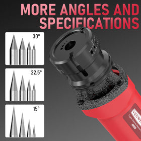 YesWelder fixed-height design supports easy sharpening for consistency