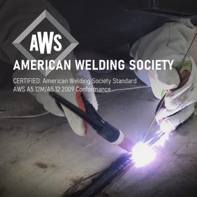 YESWELDER WC20 EWCe-2 electrode in vacuum packing preserves quality and longevity.