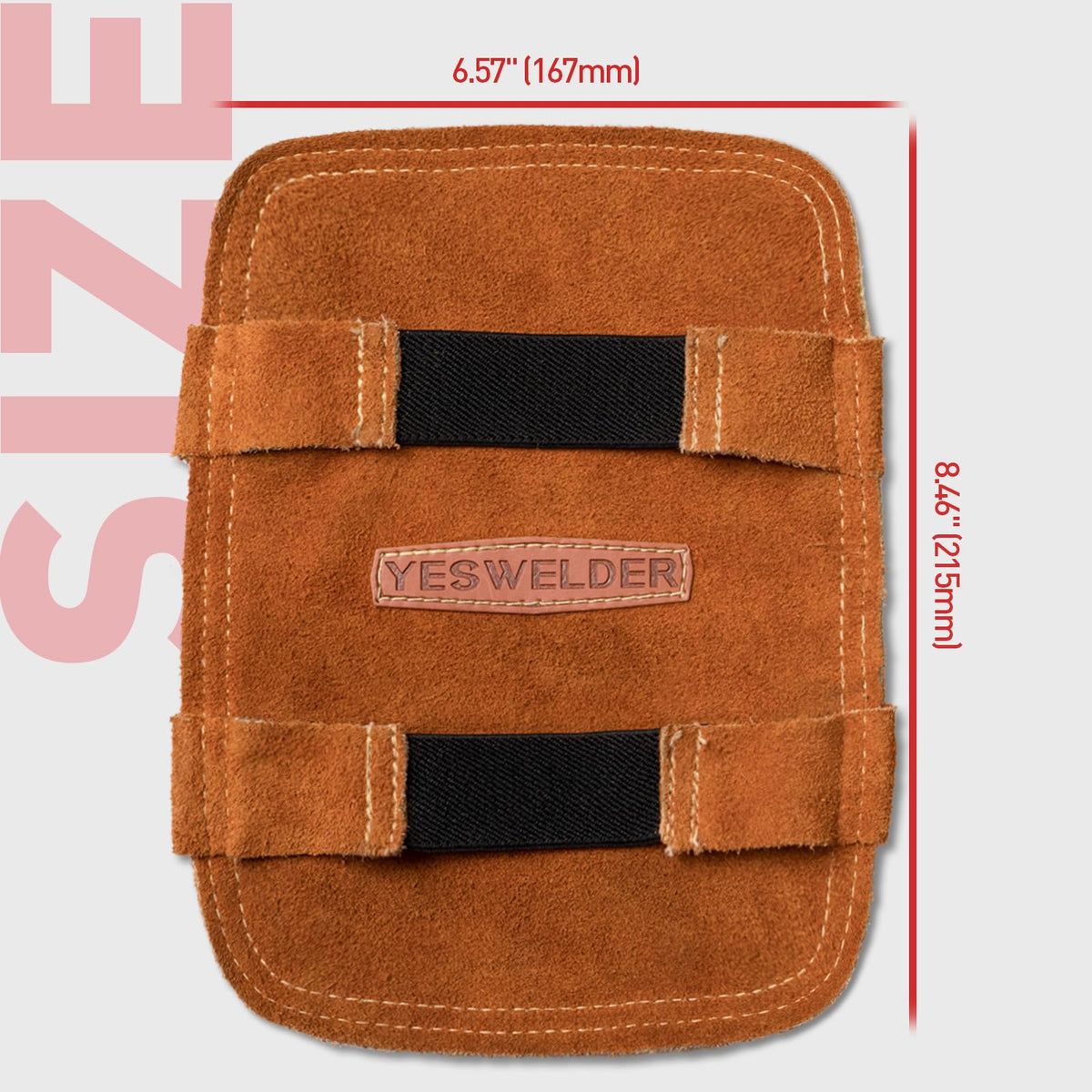 YESWELDER Welding hand pad with elastic band ensures secure, adjustable fit