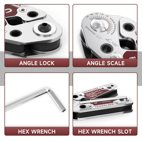 YESWELDER accurate angle scale helps align pieces quickly and accurately