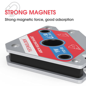 YesWelder welding magnet angles 45, 90, and 135 degrees for precise alignment