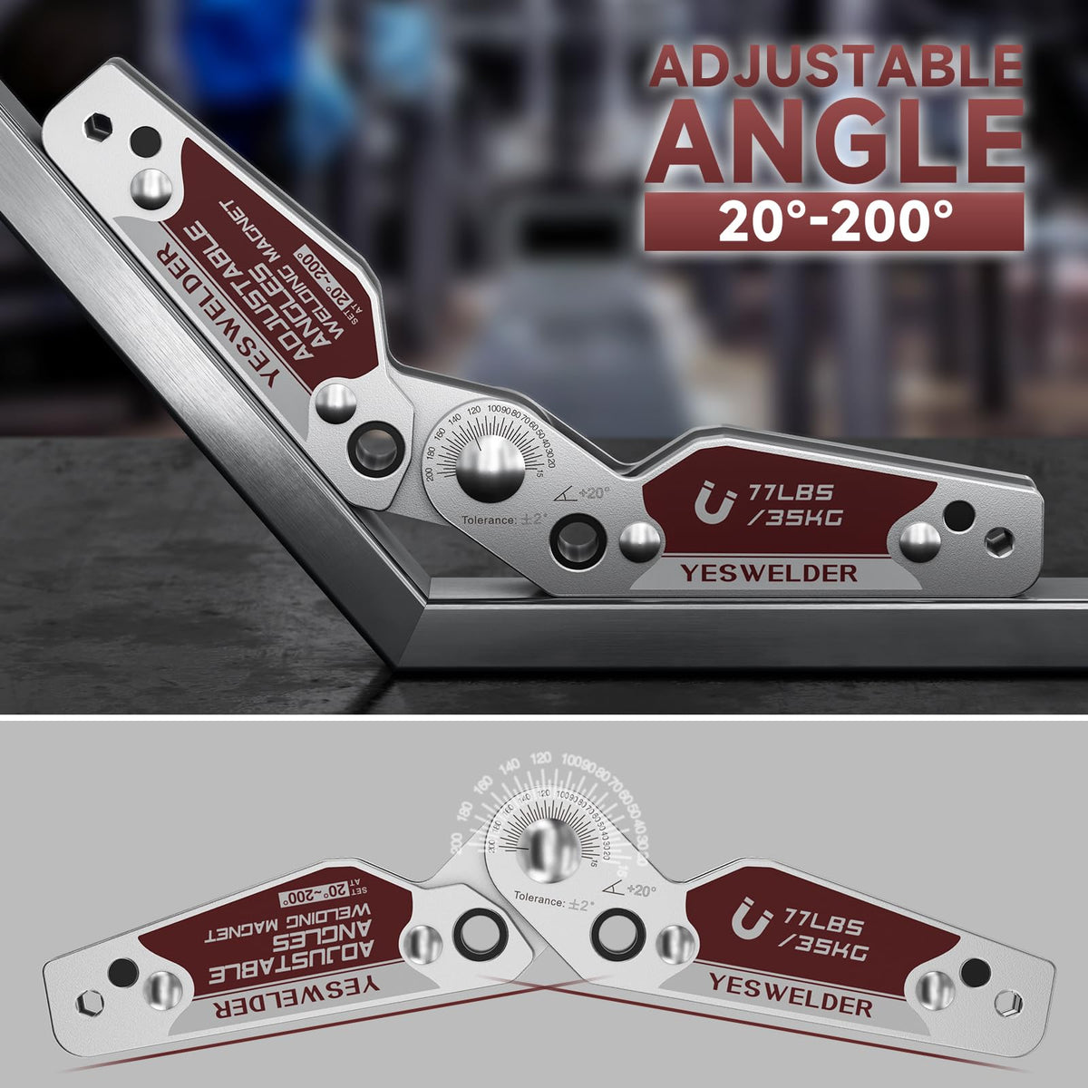 YesWELDER durable magnet designed for long-lasting performance in heavy use.