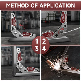 YESWELDER hex wrench locks angle for repeatable setups