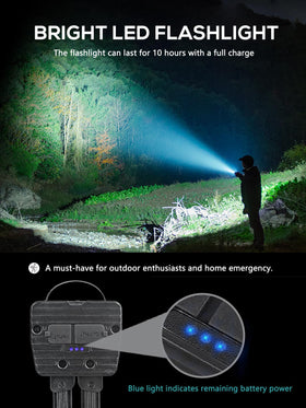 YETHKE Gym Lamp four light modes for workout, ambience, red night, and signaling