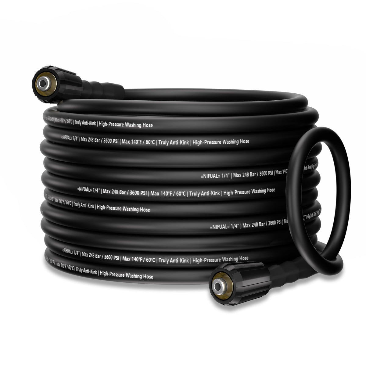 YETIANICAL NIFUAL 50ft hose extends reach for driveways and patios.