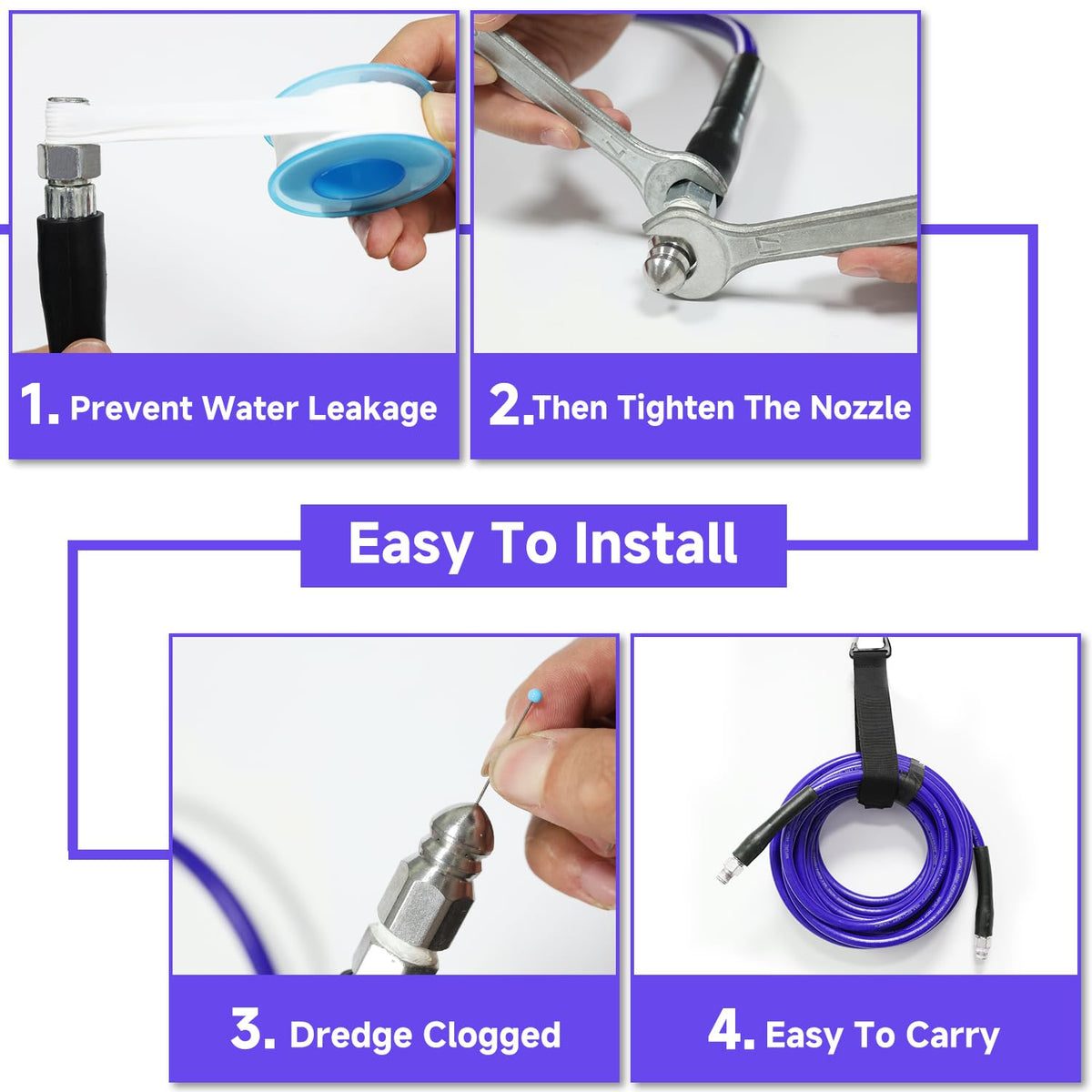 Yetianical NIFUAL pointed nozzle targets deep blockages