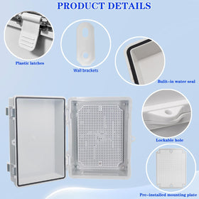 YETLEBOX durable ABS plastic enclosure supports long outdoor service life.
