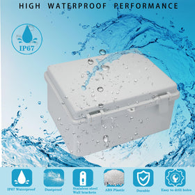 YETLEBOX IP67 enclosure highlights rugged ABS plastic for outdoor resilience.