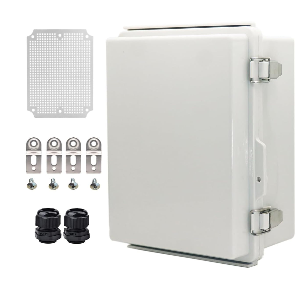 Yetlebox outdoor IP67 enclosure front view for weatherproof project installations