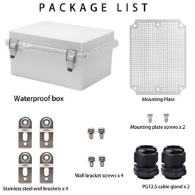 Yetlebox hinged cover with stainless steel latches for durable weatherproof access
