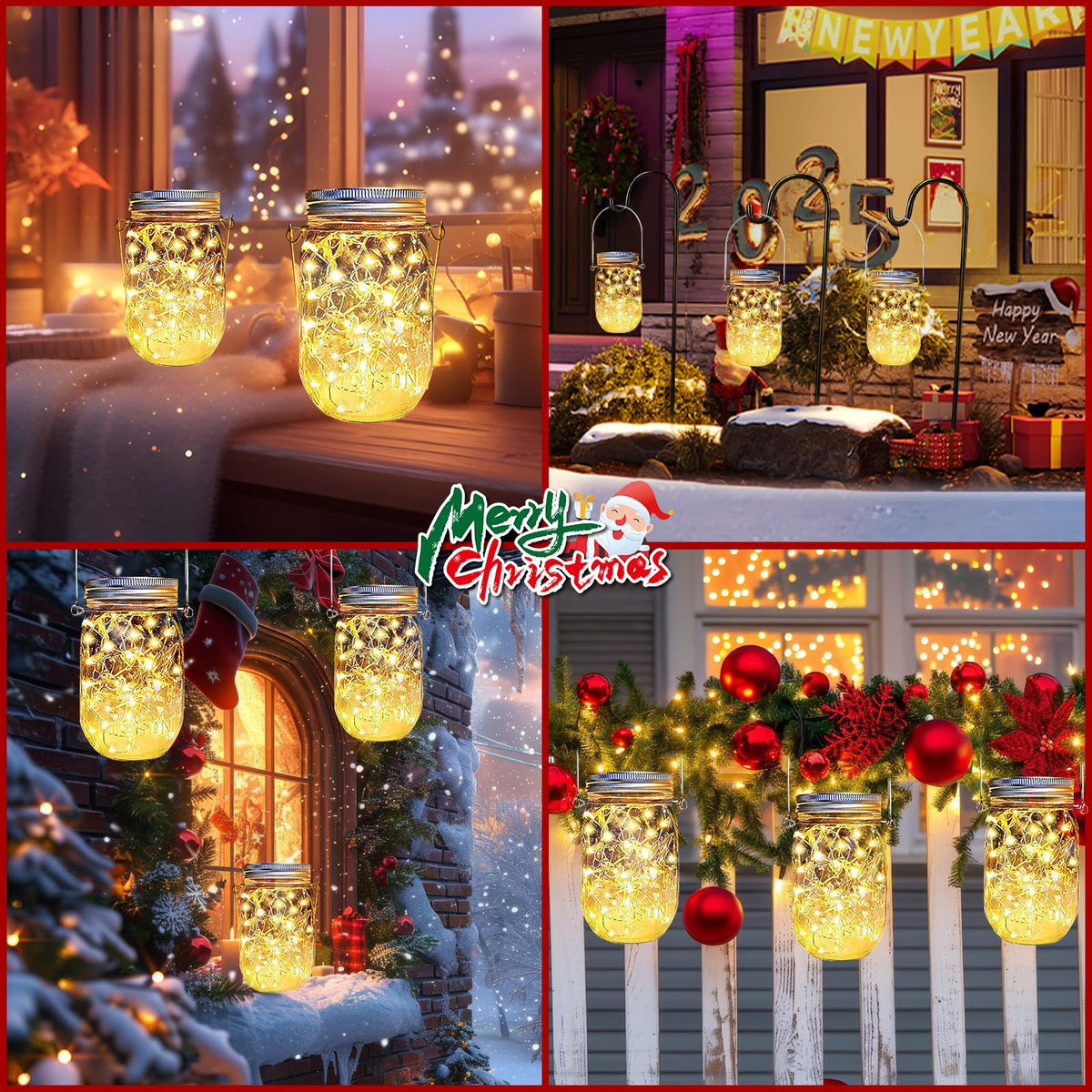 yeuago 30-led firefly string lights provide warm night-time sparkle.
