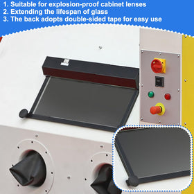 YEXEXINM clear polyester film provides translucent lens protection