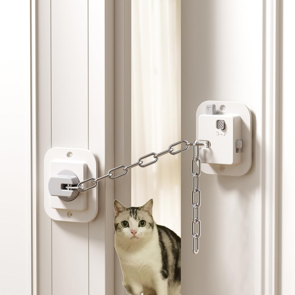 YEYA cat door latch holder with adjustable strap for versatile pet access.