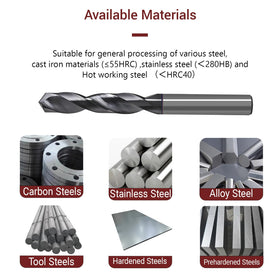YFTOOL carbide bit 3-16 inch sharp point for accurate holes.