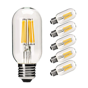 YFXRLIGHT antique LED bulbs in front view with warm glow