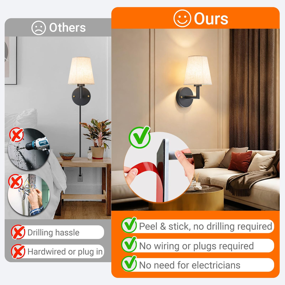 YHCDLAMP bedside night light for gentle nighttime illumination