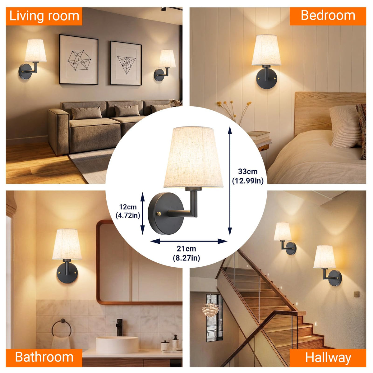 YHCDLAMP decorative wall light to enhance living room decor
