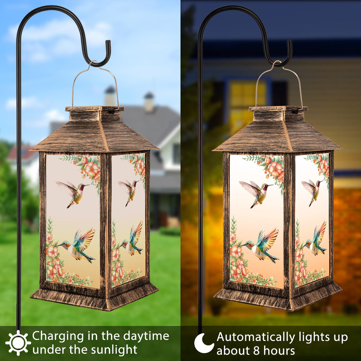 YHmall hanging lanterns easily decorate trees or fences for festive nights