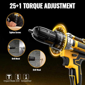 YHTQX bundle includes drill bits and screwdriver bits for quick material work