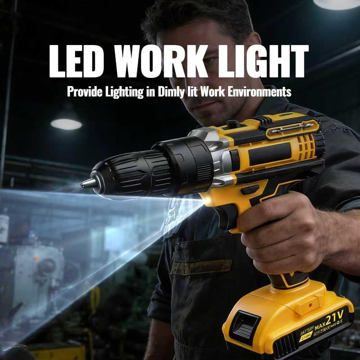 YHTQX hammerless design suited for light to medium DIY projects