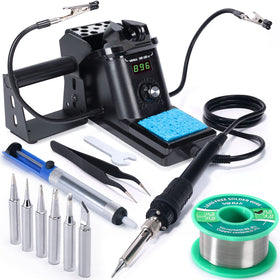 YIHUA 926 III station display with precise temperature readings for consistent joints.