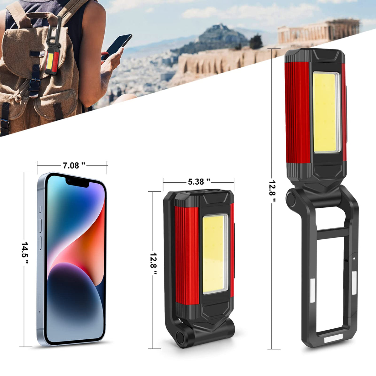 YiaMia seven-mode LED display showing mode options