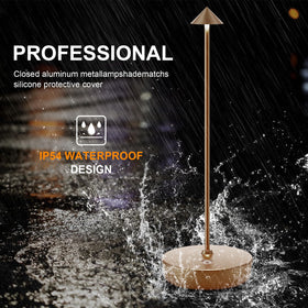 YIBEN metal aluminum body desk lamp showcasing premium durable build.