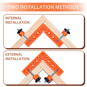 YICYIO cabinet woodworking clamp helps maintain consistent 90-degree angles.