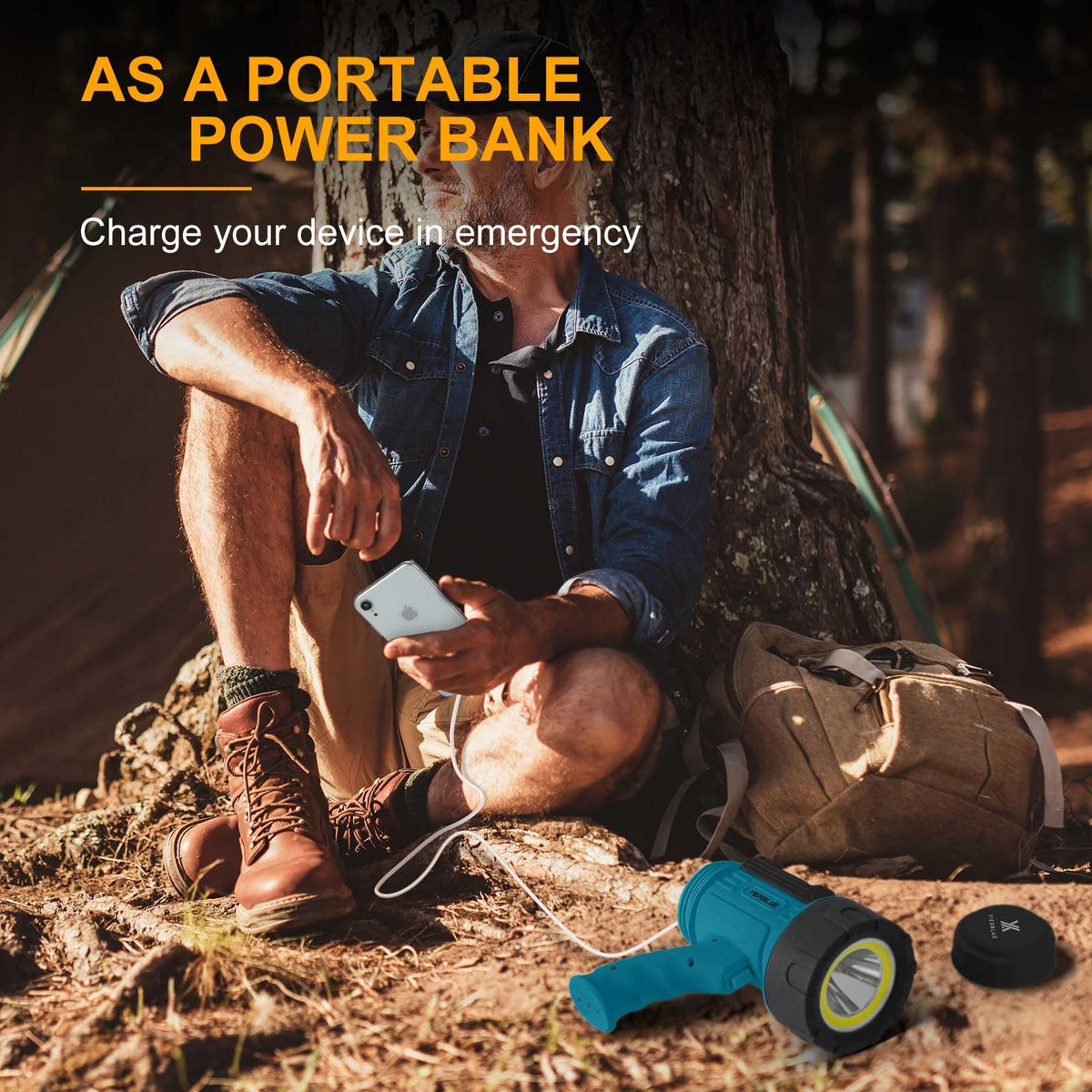 YIERBLUE adjustable foldable stand enables hands-free operation.