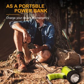 YIERBLUE emergency power port enables charging of small devices