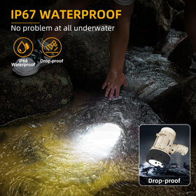 YIERBLUE IP67 rugged housing withstands rain, dust, and splashes.