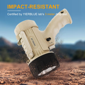 YIERBLUE ultra-bright beam delivers precise visibility for outdoor tasks