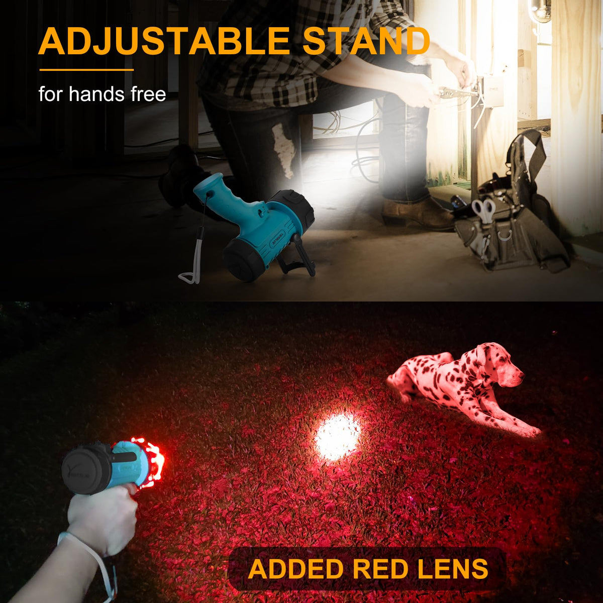 YIERBLUE Spotlight durable-abs-housing withstands rugged conditions