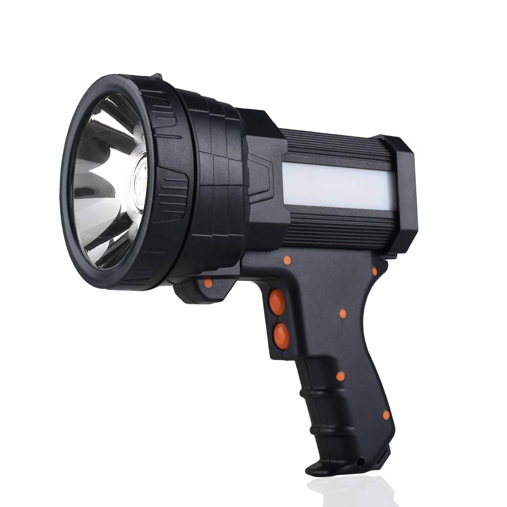 YIERBLUE rechargeable spotlight front beam for long-range visibility