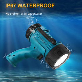 YIERBLUE waterproof IP67 spotlight floats for wet conditions