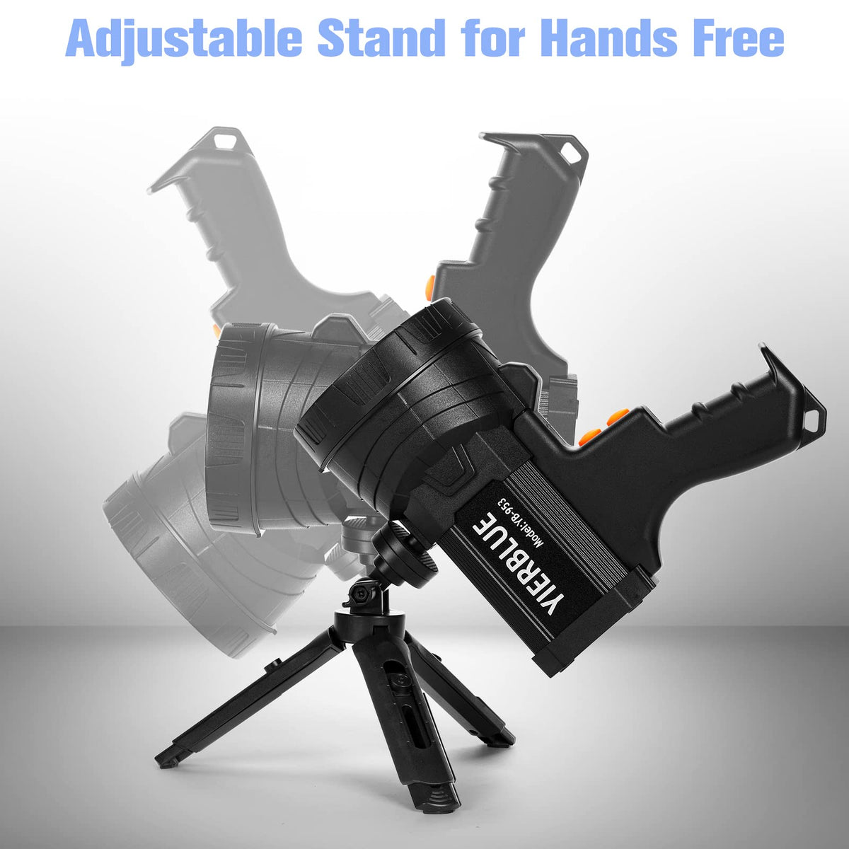 YIERBLUE adjustable high, low, and flash modes adapt to tasks