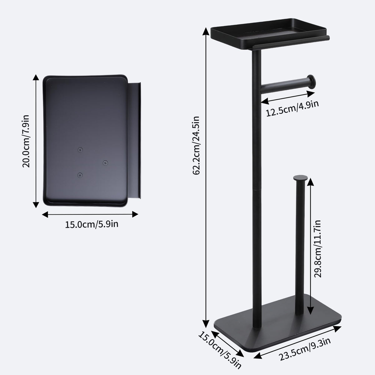 Includes quick assembly instructions to help you set up quickly without drilling.