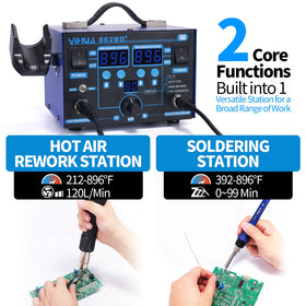 YIHUA 862BD+ ESD-safe tweezers for safe component handling