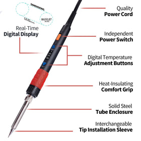 YIHUA 928D-III soldering iron stand base providing stability during use