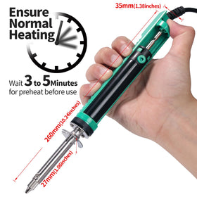 YIHUA 929D-V 1.0mm nozzle ideal for precise through-hole component desoldering.