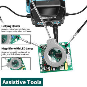 YIHUA 939D+ III EVO X2 storage system keeps tools organized