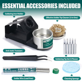 YIHUA 939D+ detachable soldering iron for safer storage and flexible use.