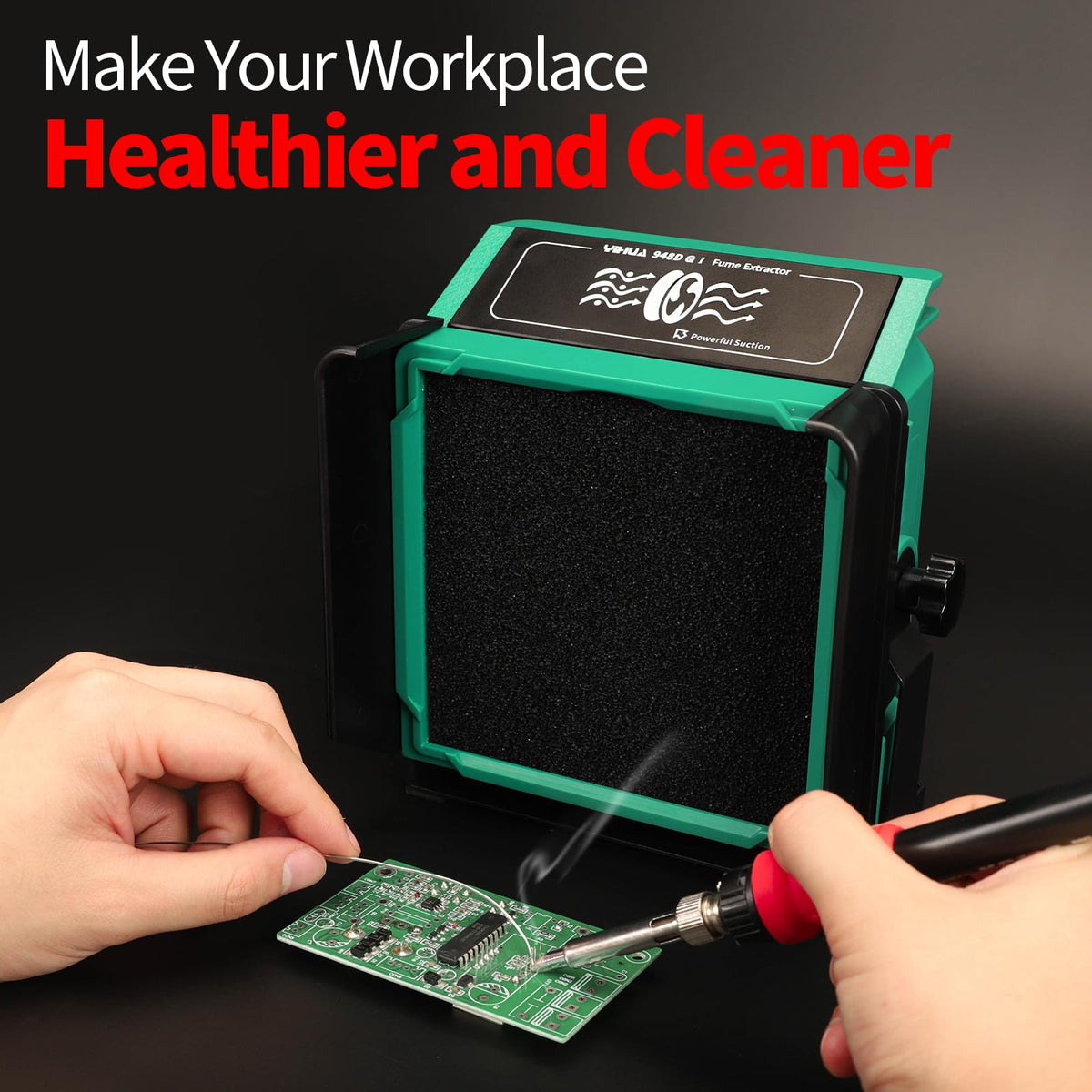 Rear filtration adsorber module on YIHUA 948DQ-I