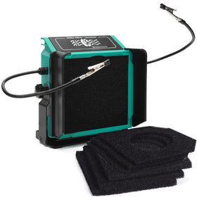 YIHUA 948DQ-I front view shows compact fume extractor for cleaner soldering