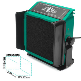 Optimized workstation with YIHUA 948DQ-I supporting soldering and wood burning